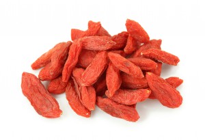 La baie de goji bio riche en antioxydant