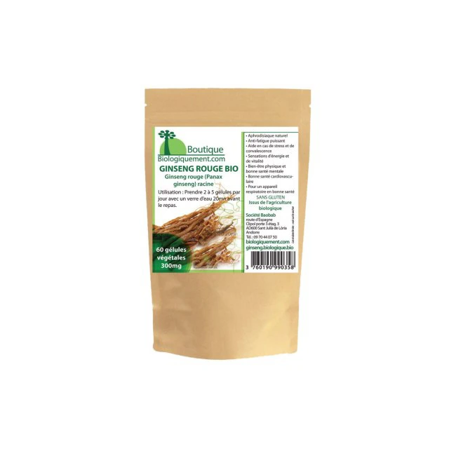 Gélules de Ginseng rouge